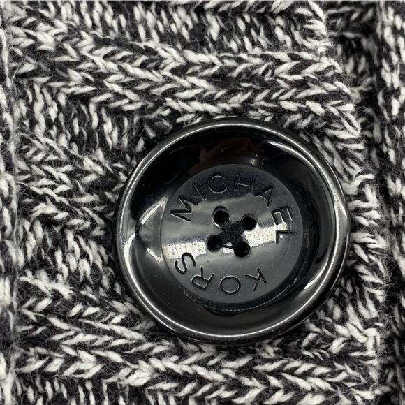 MICHAEL Michael Kors Marled Knit Short Sleeve Cardigan Sweater - Picture 13 of 15